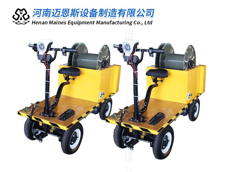 小型光纤线缆自动收放车